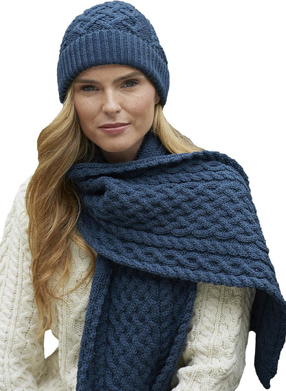 Merino Beanie – Textured Knit Warmth