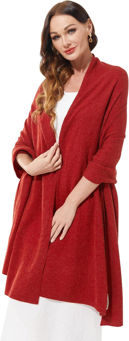 Cashmere Scarf Knitted – Extra Large