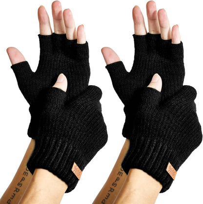 Fingerless Alpaca Gloves – Soft & Functional
