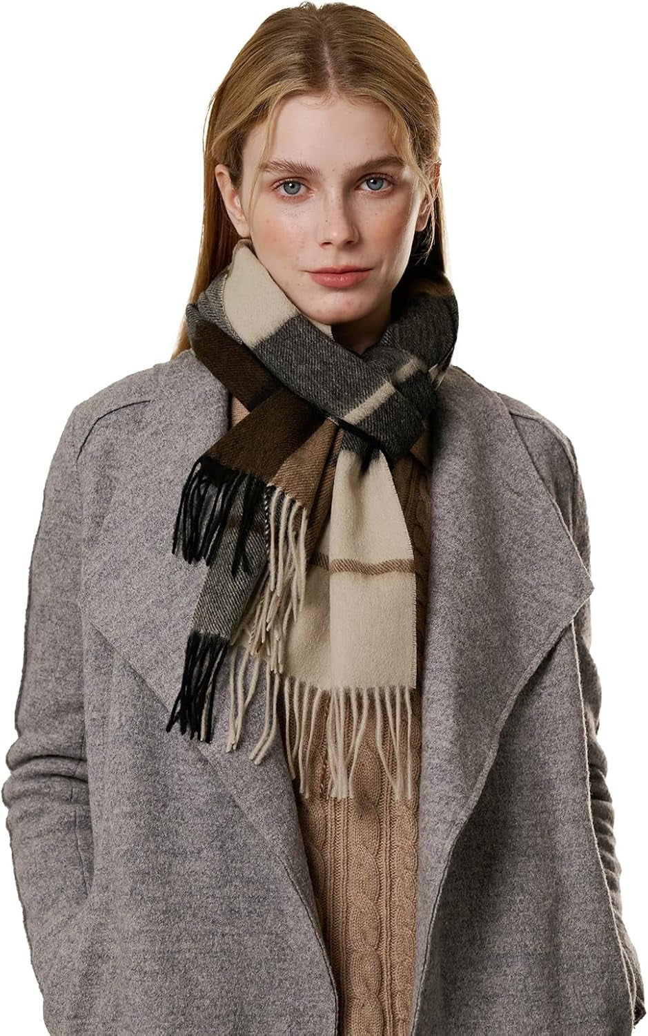 Merino Winter Fashion Scarf – Elegant