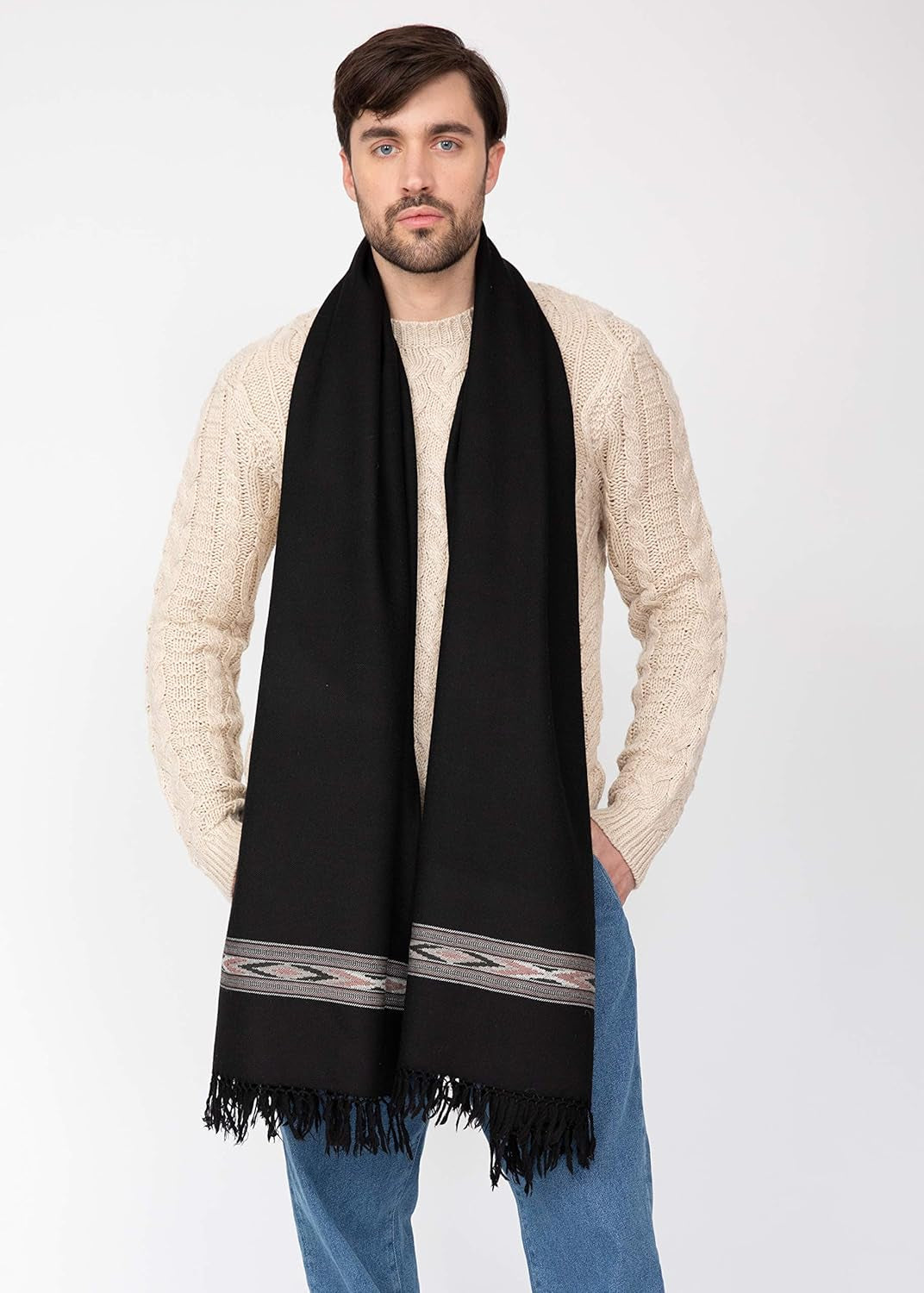Merino Wool Scarf – Oversized