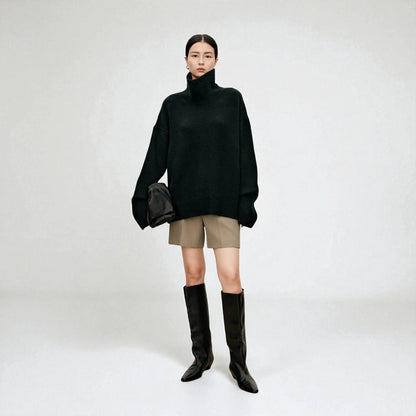 Merino Wool Sweater – Loose Design