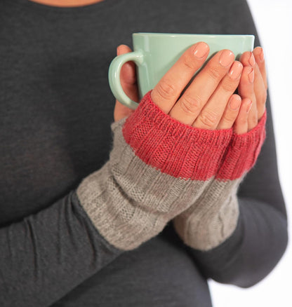 Handloomed Alpaca Gloves – Artisan Fingerless Style