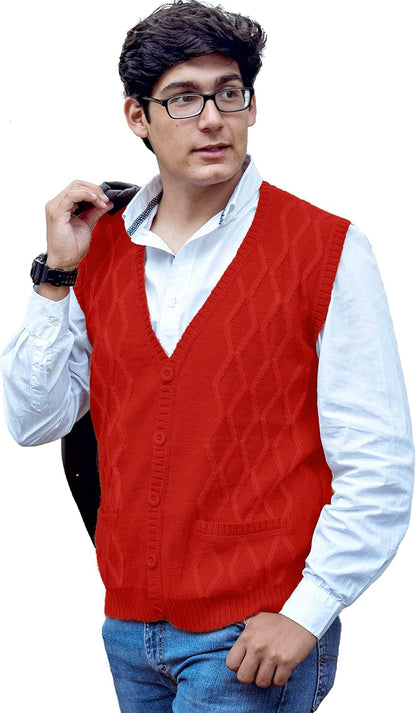 Alpaca Vest – Island Pattern