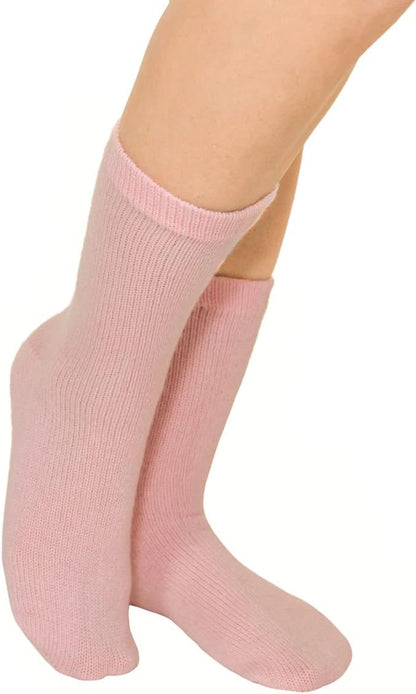 Cashmere Socks – Pink Comfort Warmth
