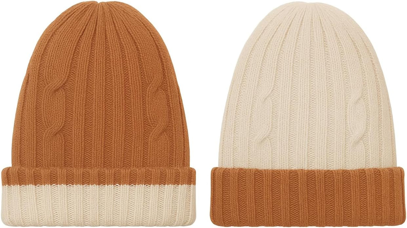 Alpaca Beanie – Reversible Design