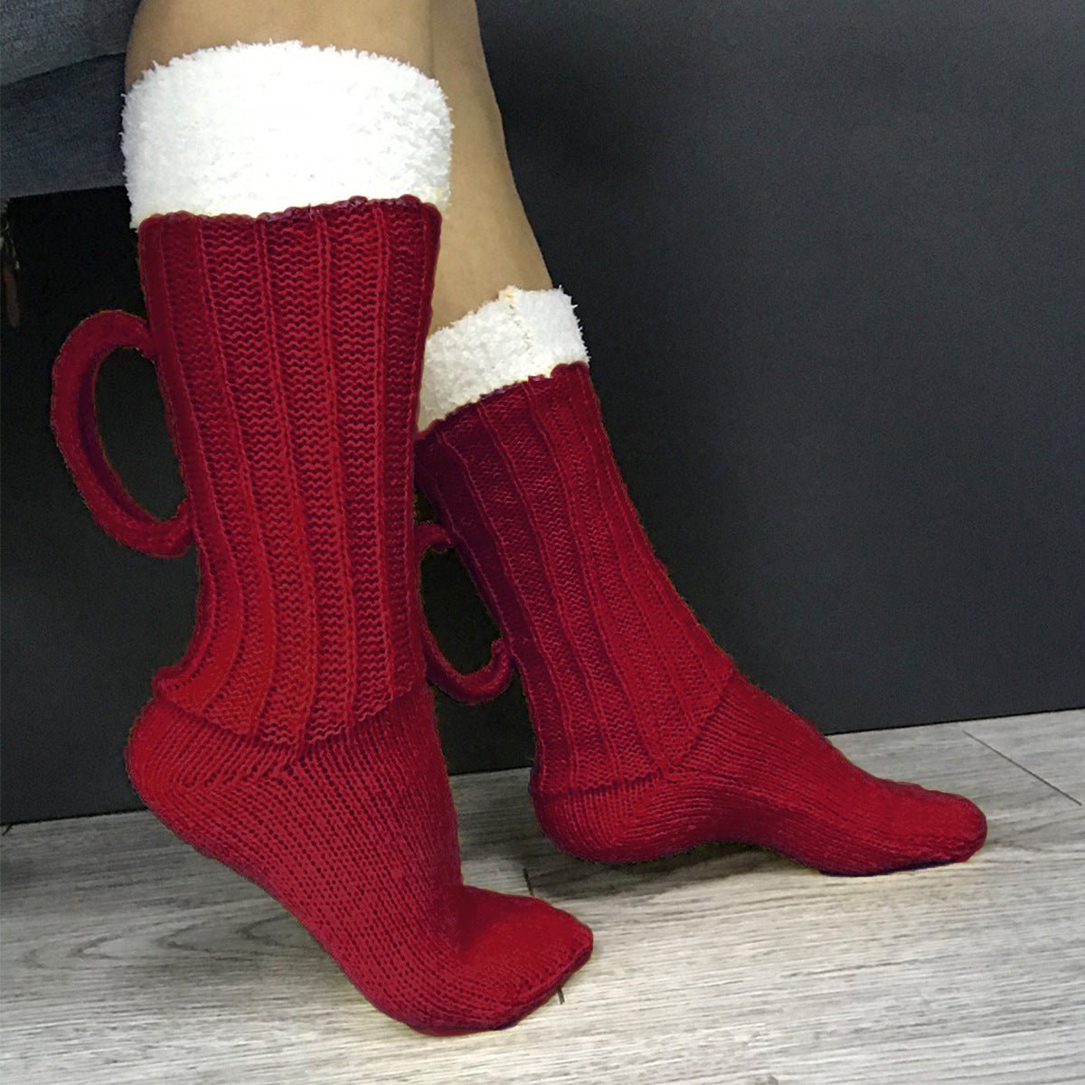 European And American Beer Socks Color Matching Home Floor Socks Thermal Middle Tube - Alpaca House