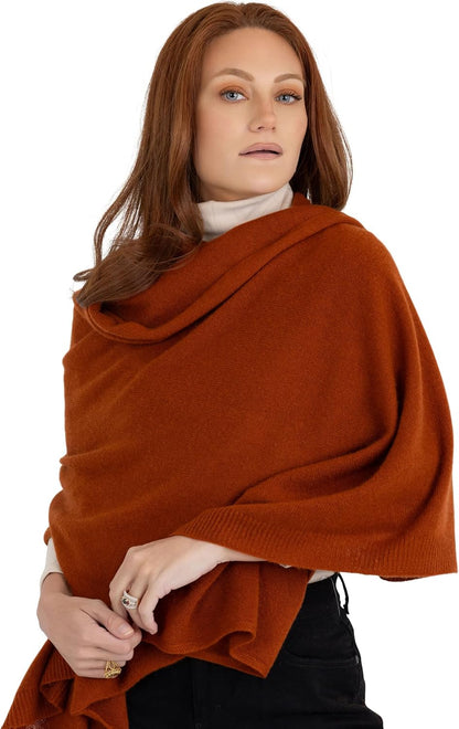 Cashmere Winter Scarf – Knitted