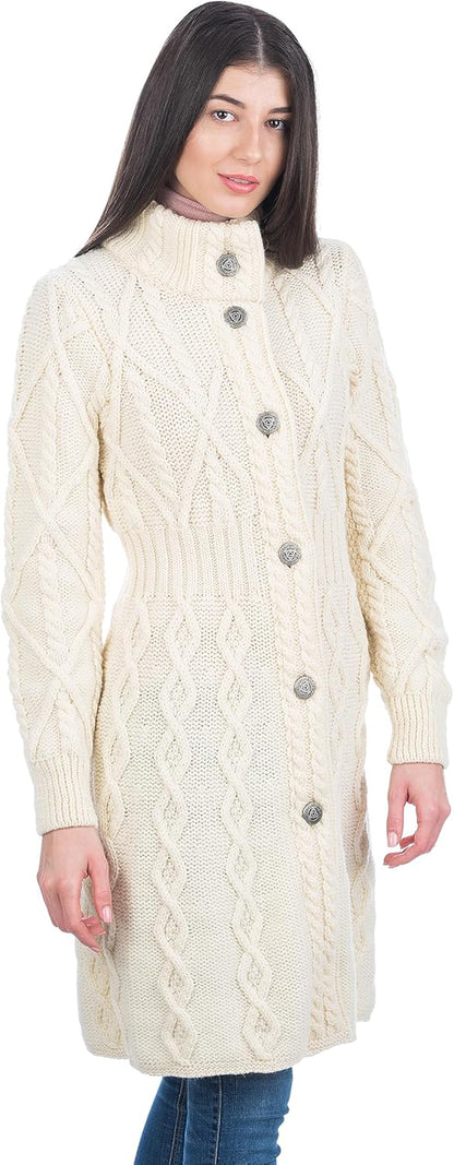 Merino Knitted Jacket –Textured Knit