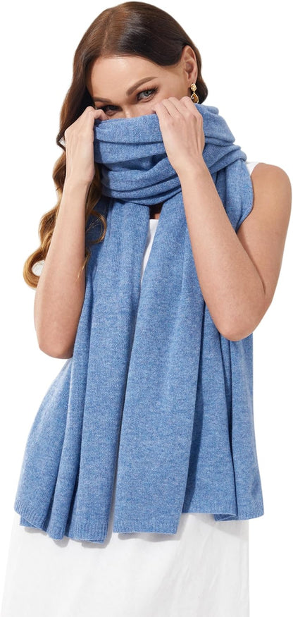 Cashmere Scarf Knitted – Extra Large