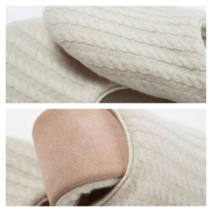 Cashmere Slippers – Ribbed