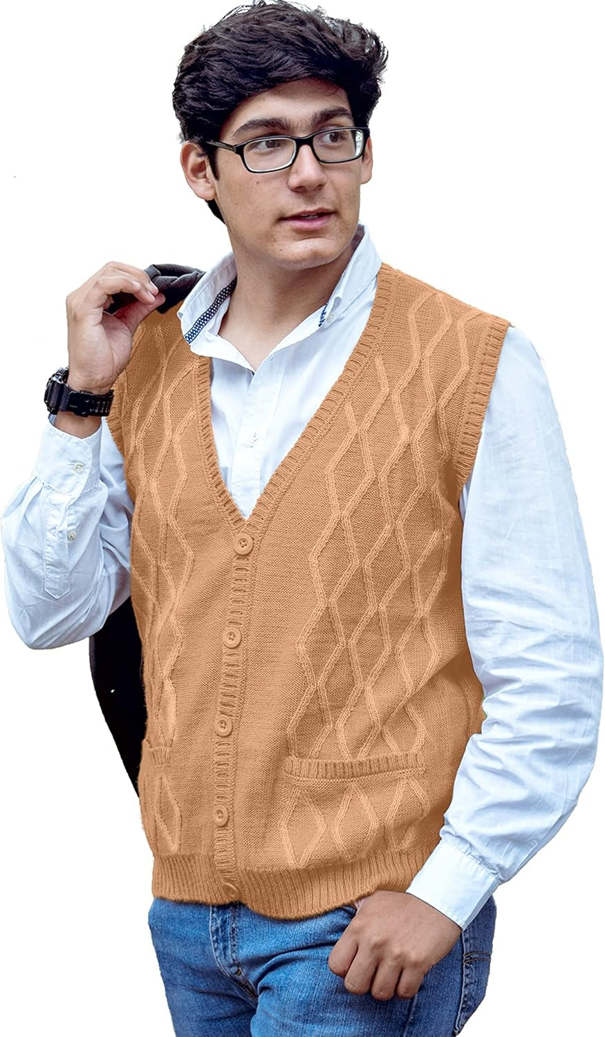 Alpaca Vest – Island Pattern