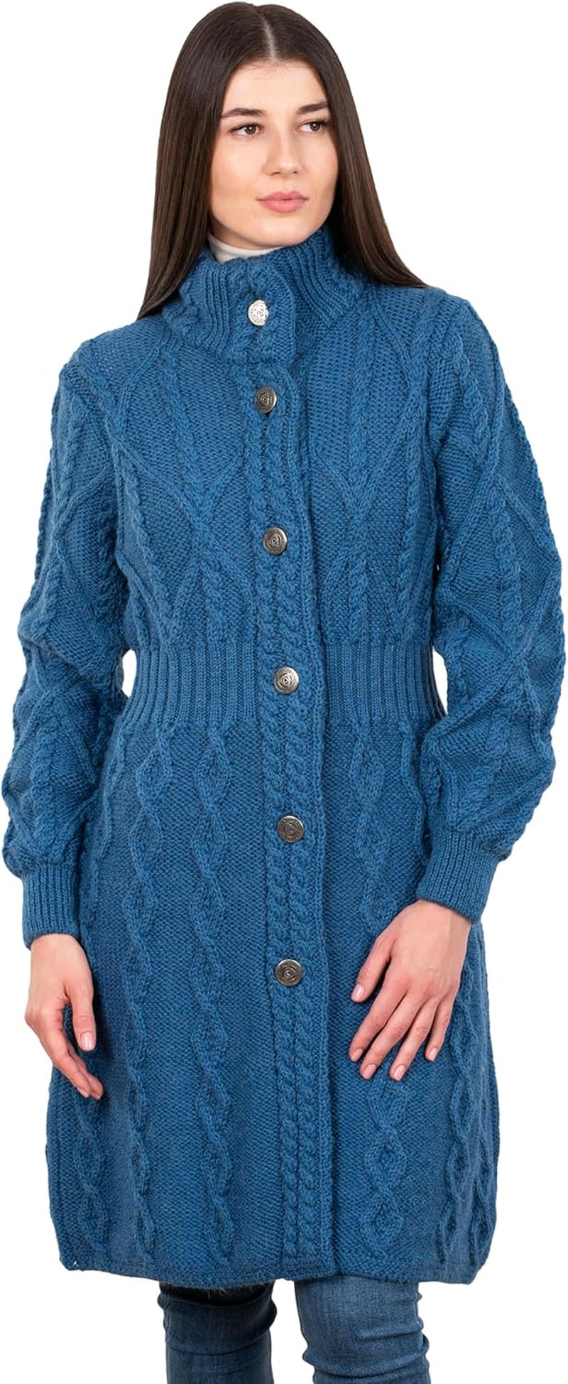 Merino Knitted Jacket –Textured Knit