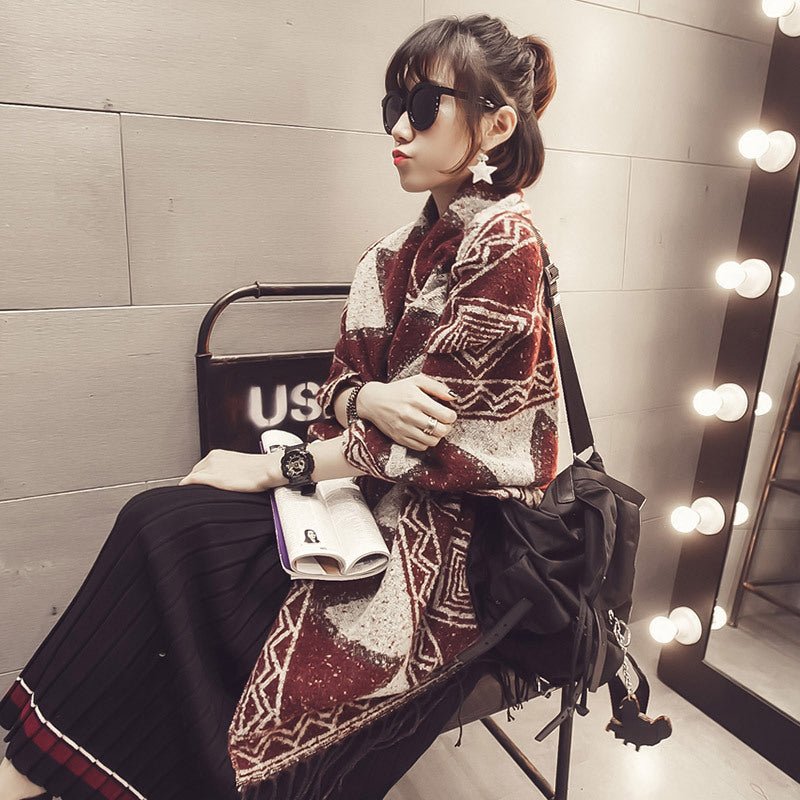 Fringed scarf - Alpaca House