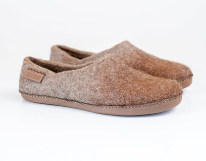 Alpaca Slippers – Beige