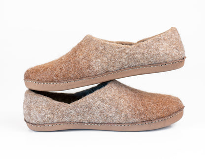 Alpaca Slippers – Beige