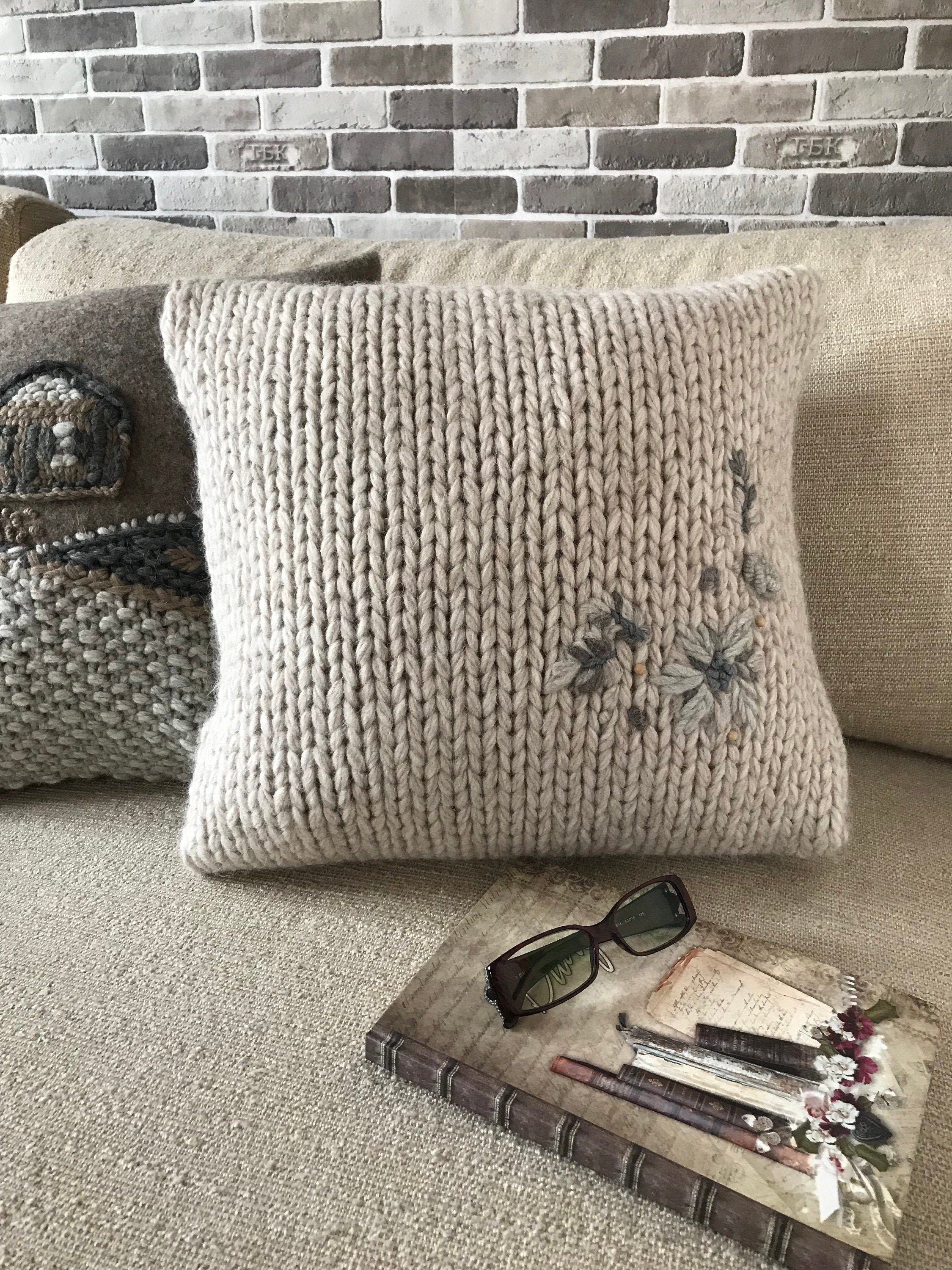Alpaca Pillow Cover – Light Grey