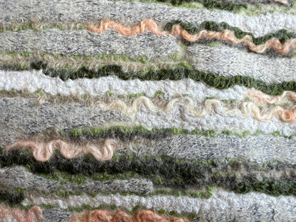 Merino Wool Pillow Cover – Textural Stripes