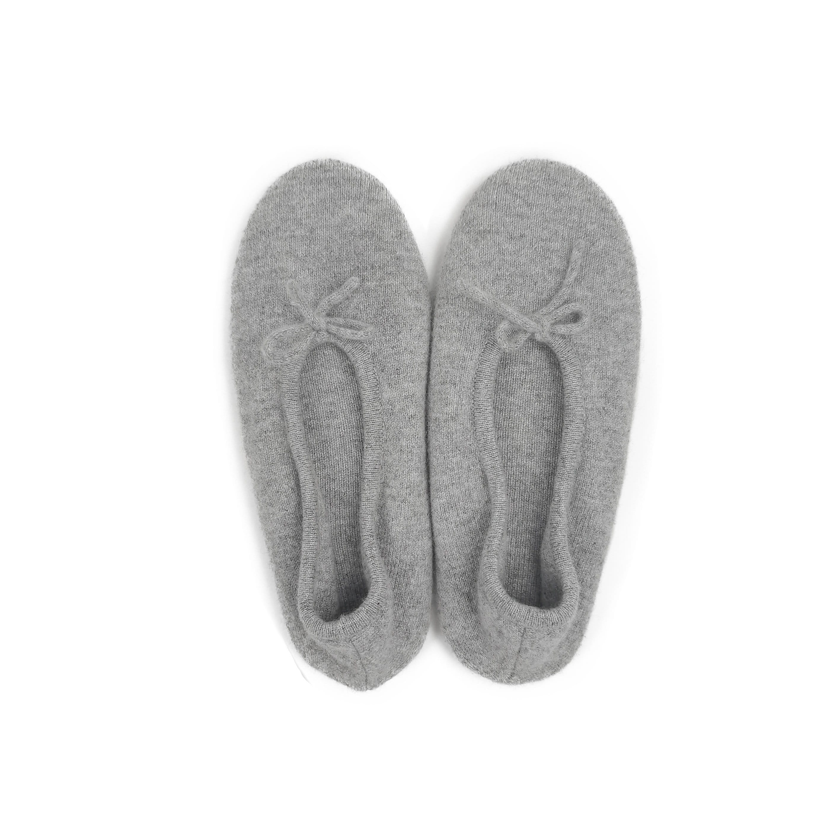 Cashmere Knitted Slippers – Handmade