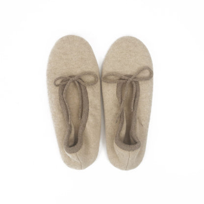 Cashmere Knitted Slippers – Handmade