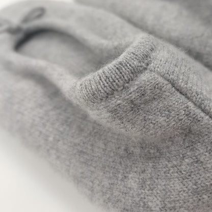 Cashmere Knitted Slippers – Handmade