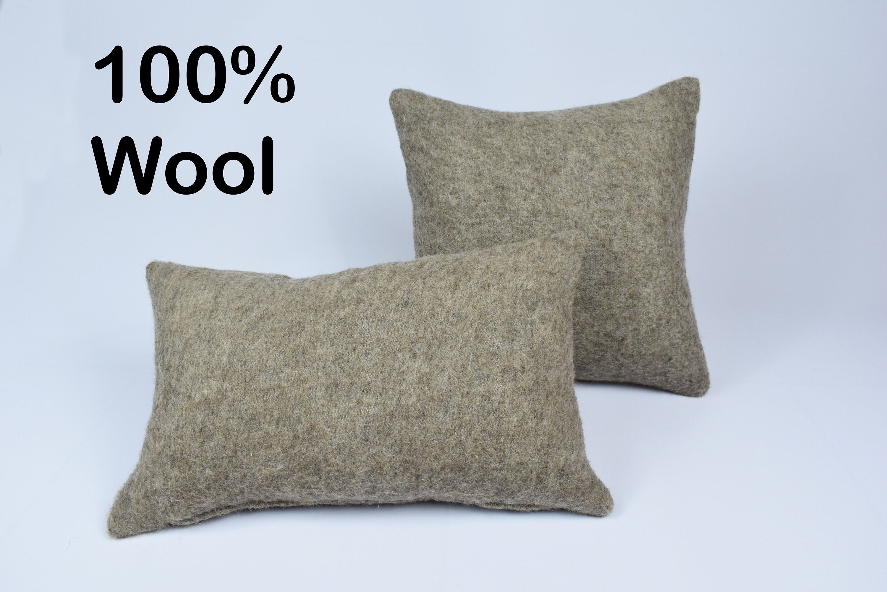 Merino Wool Cushion – Warm Handmade