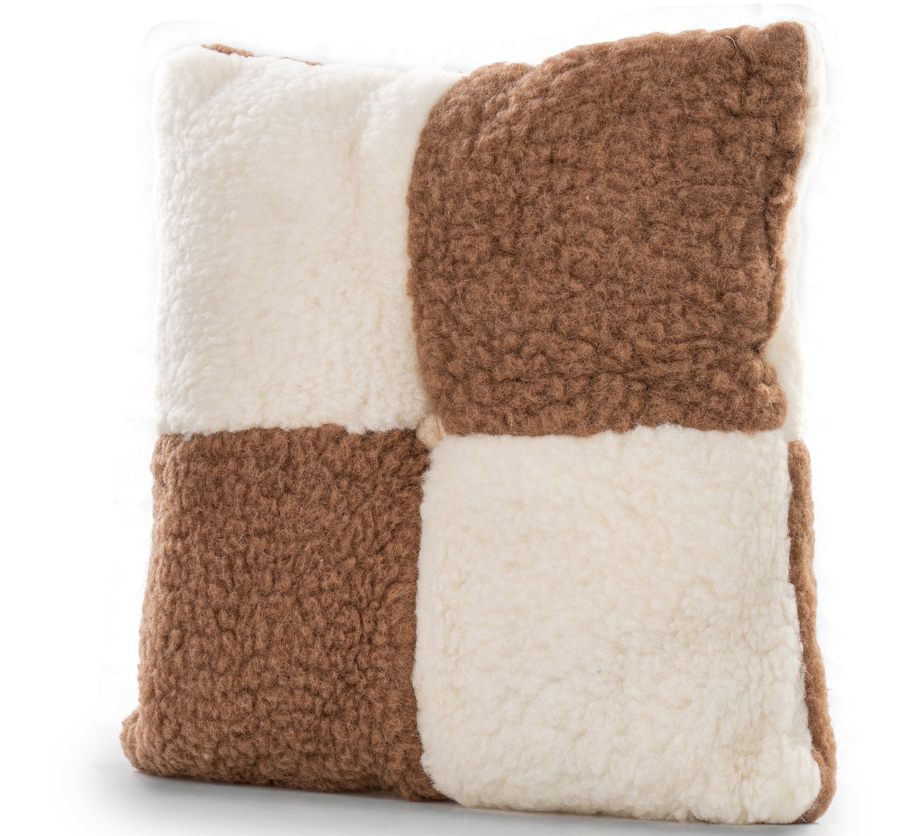 Merino Wool Cushion – Camel