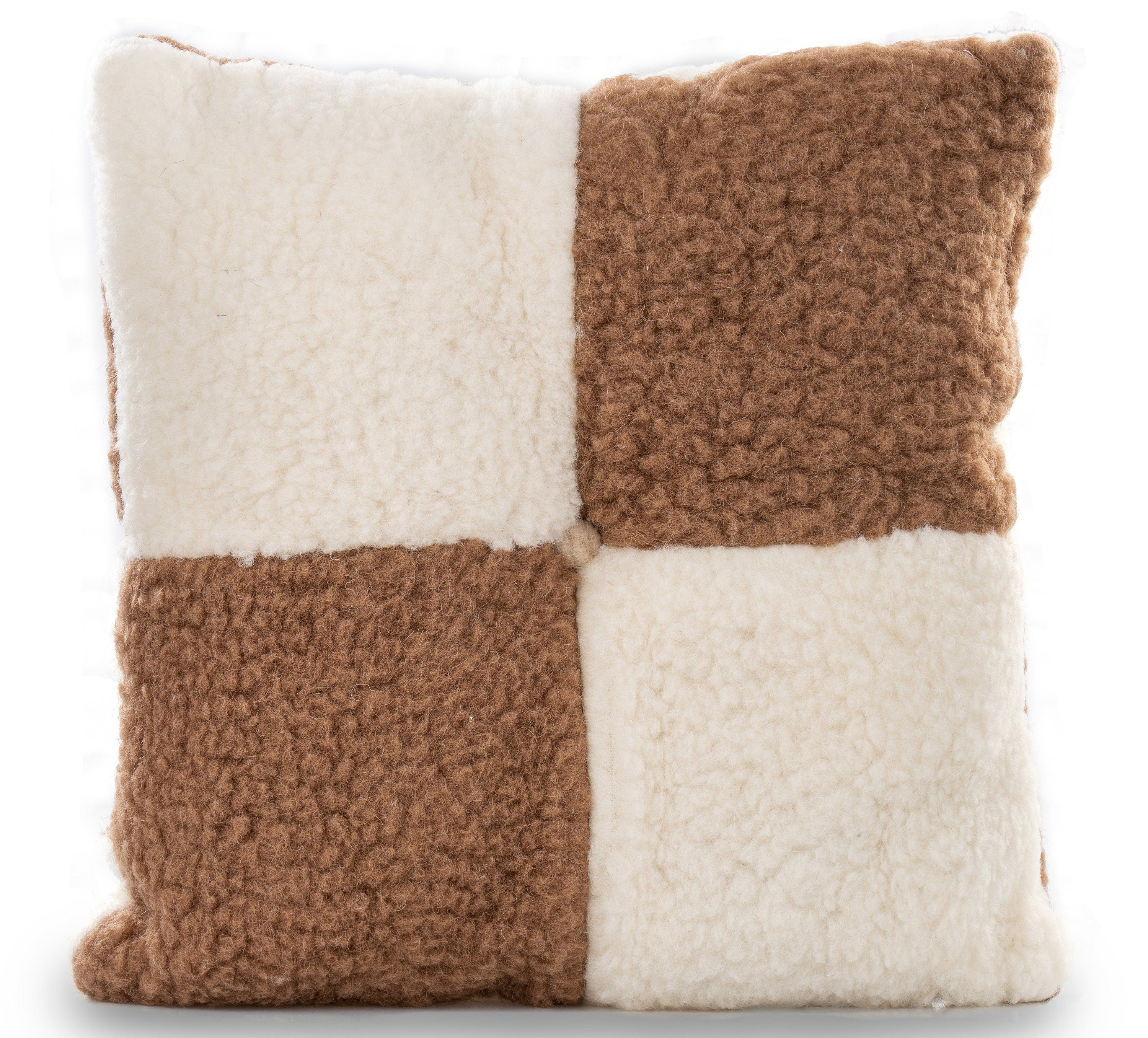 Merino Wool Cushion – Camel