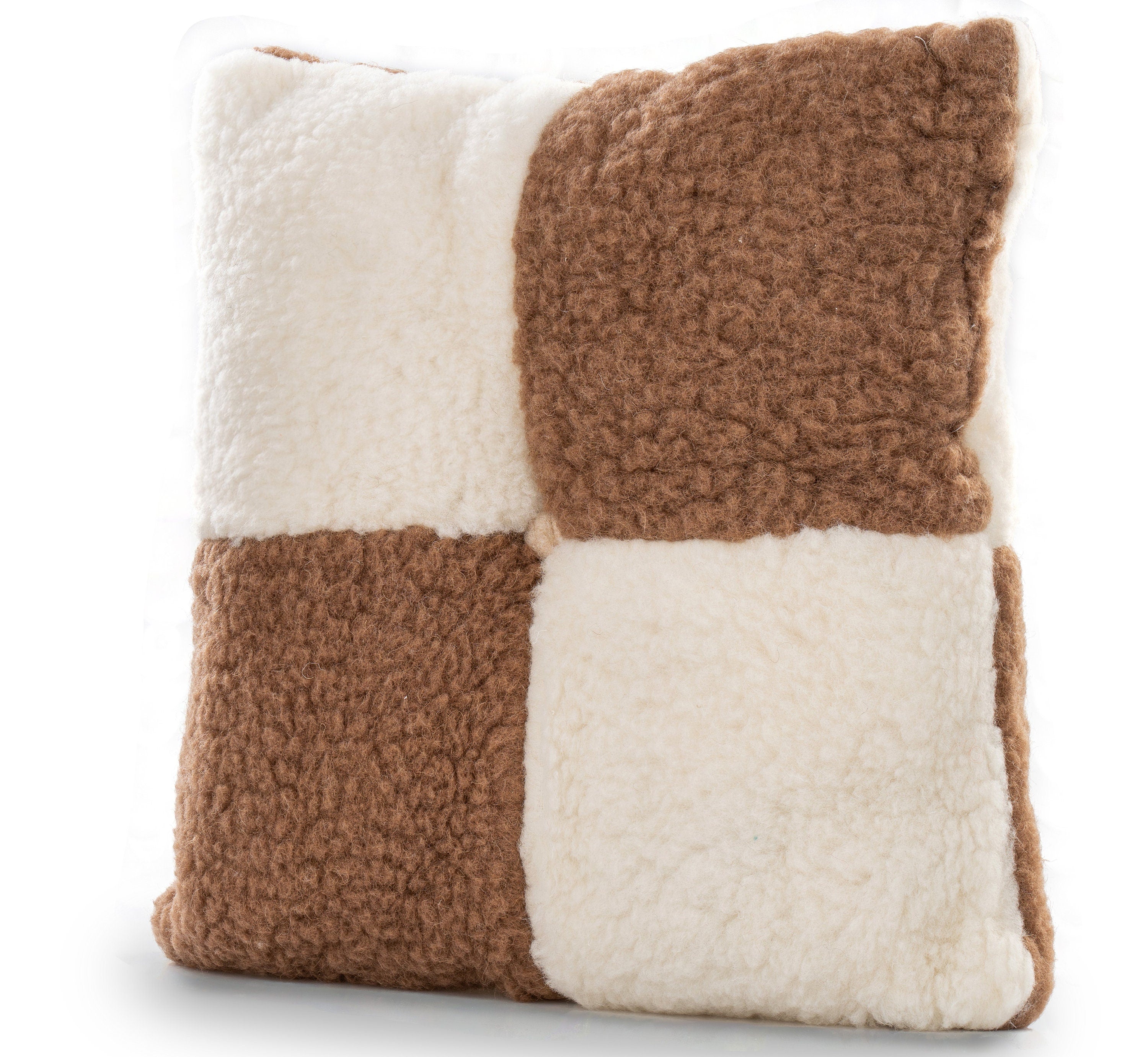 Merino Wool Cushion – Camel
