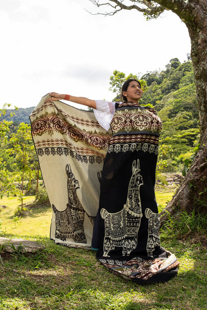 Alpaca Wool Sofa Throw – Generous Warmth