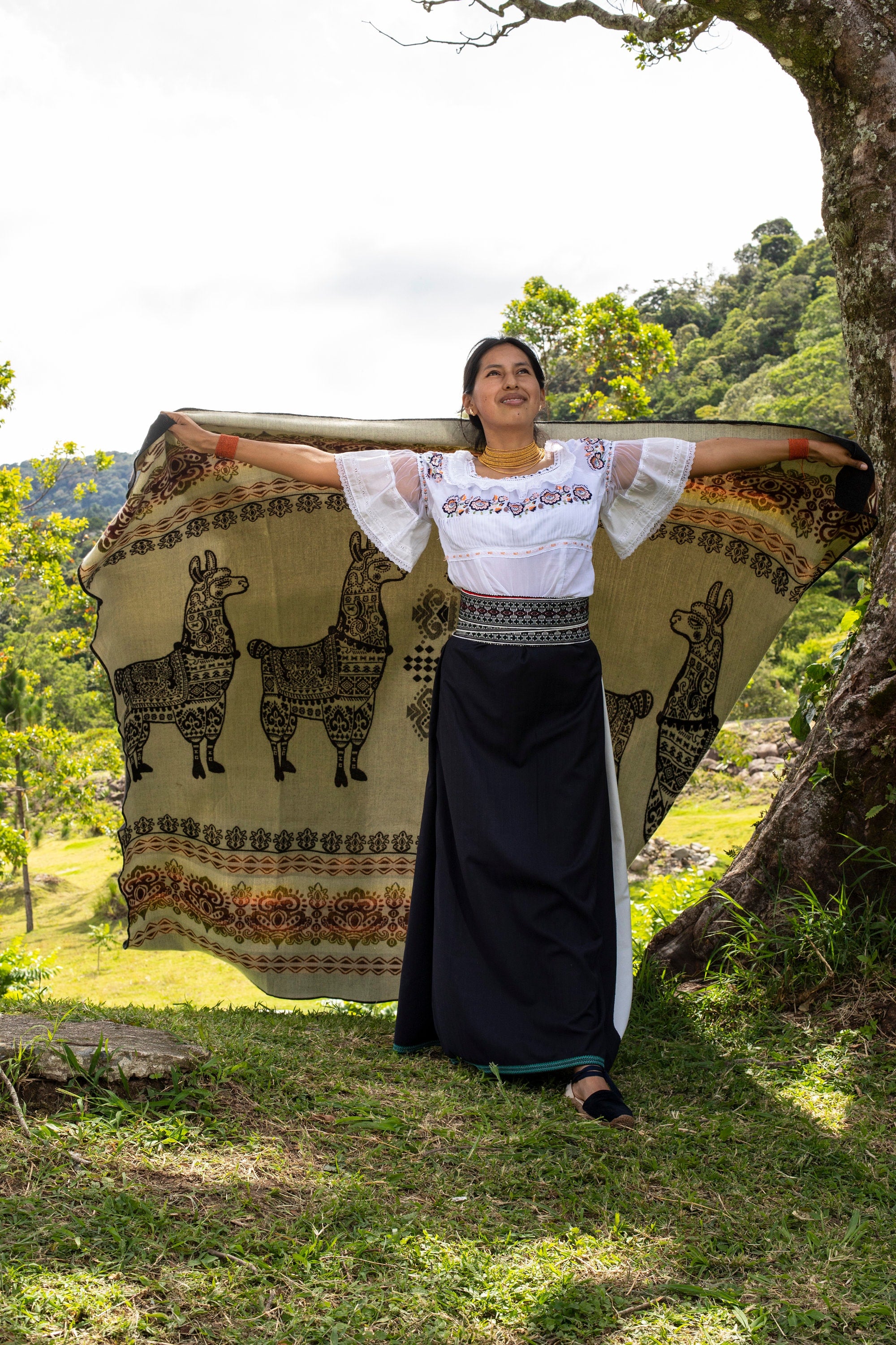 Alpaca Wool Sofa Throw – Generous Warmth