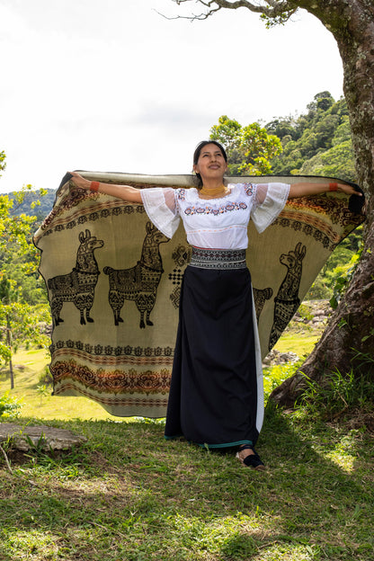 Alpaca Wool Sofa Throw – Generous Warmth