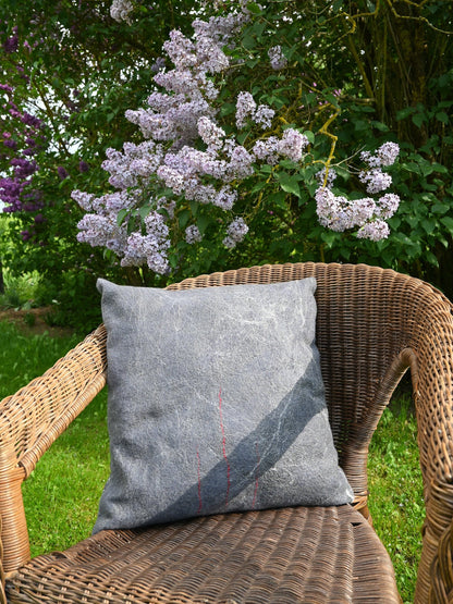 Merino Wool Cushion – Grey