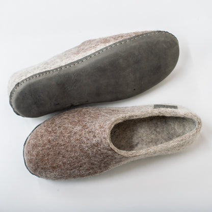 Alpaca Slippers – Beige