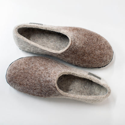 Alpaca Slippers – Beige