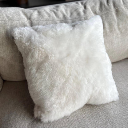 Baby Alpaca Pillow Cover – Fluffy Design