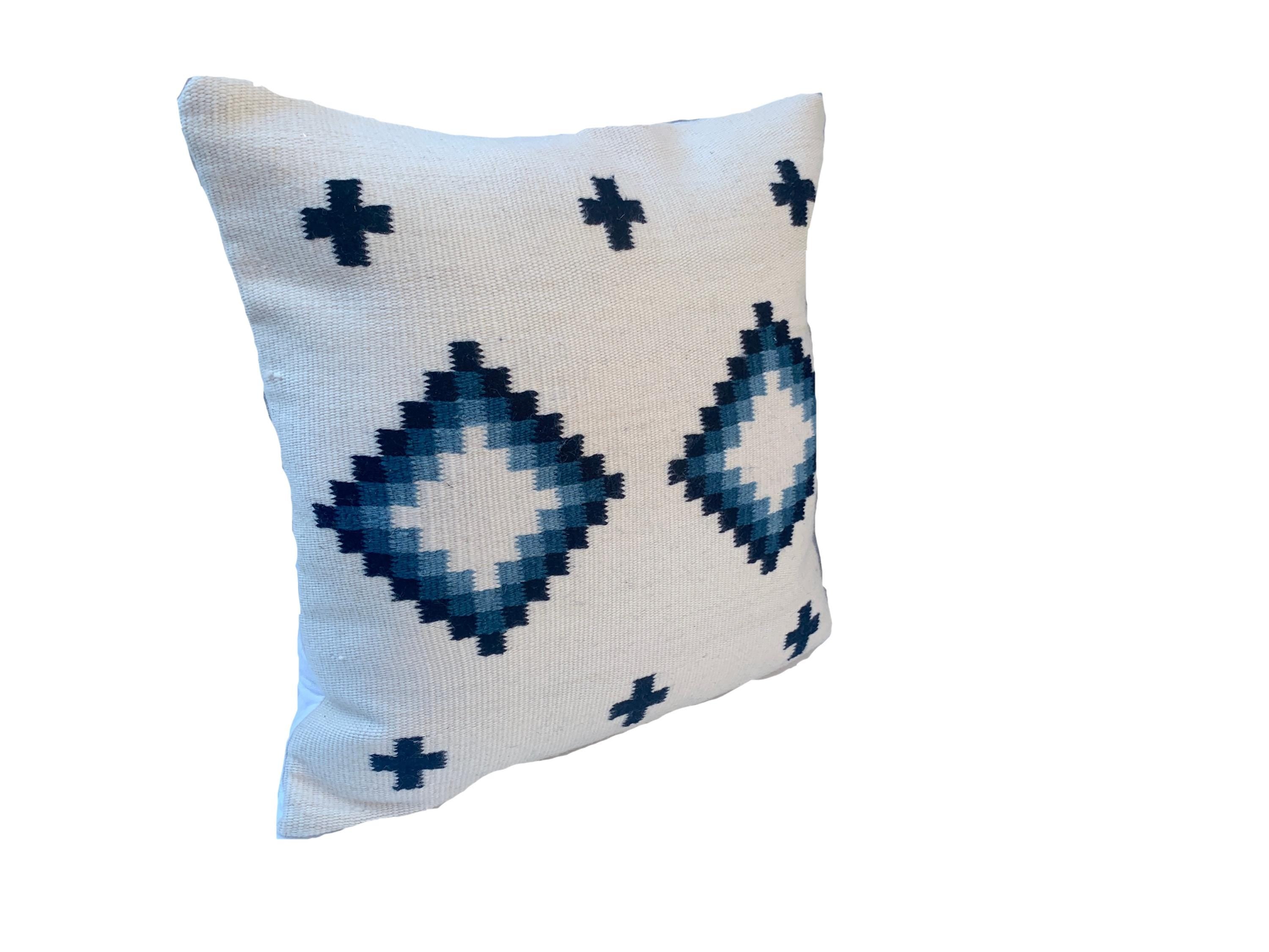 Merino Pillow Cover – Indigo Dyed
