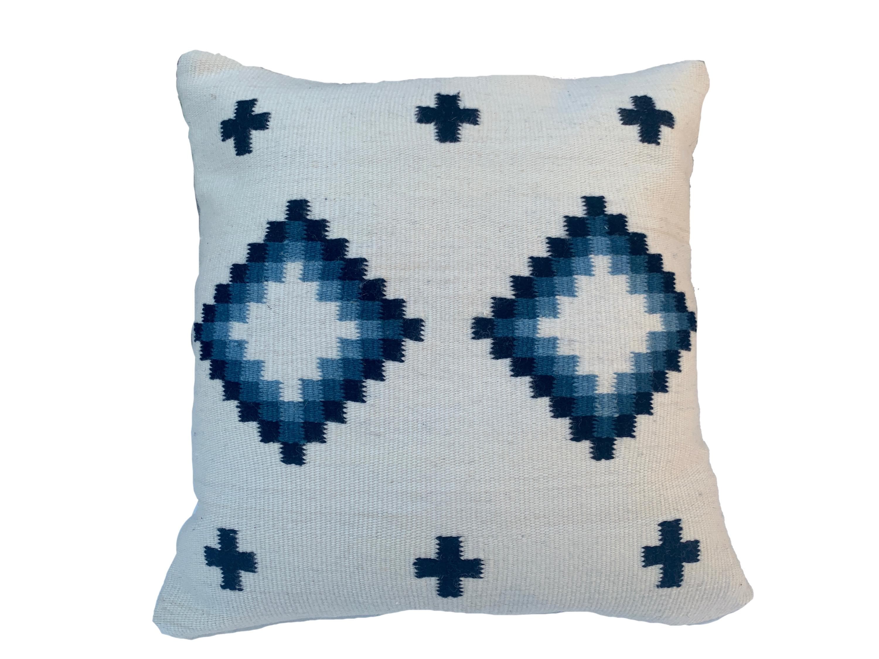 Merino Pillow Cover – Indigo Dyed