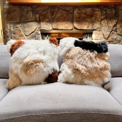 Alpaca Wool Cushion – Handmade Softness