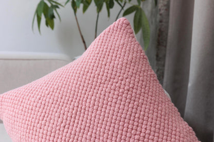 Merino Pillow Cover – Pink