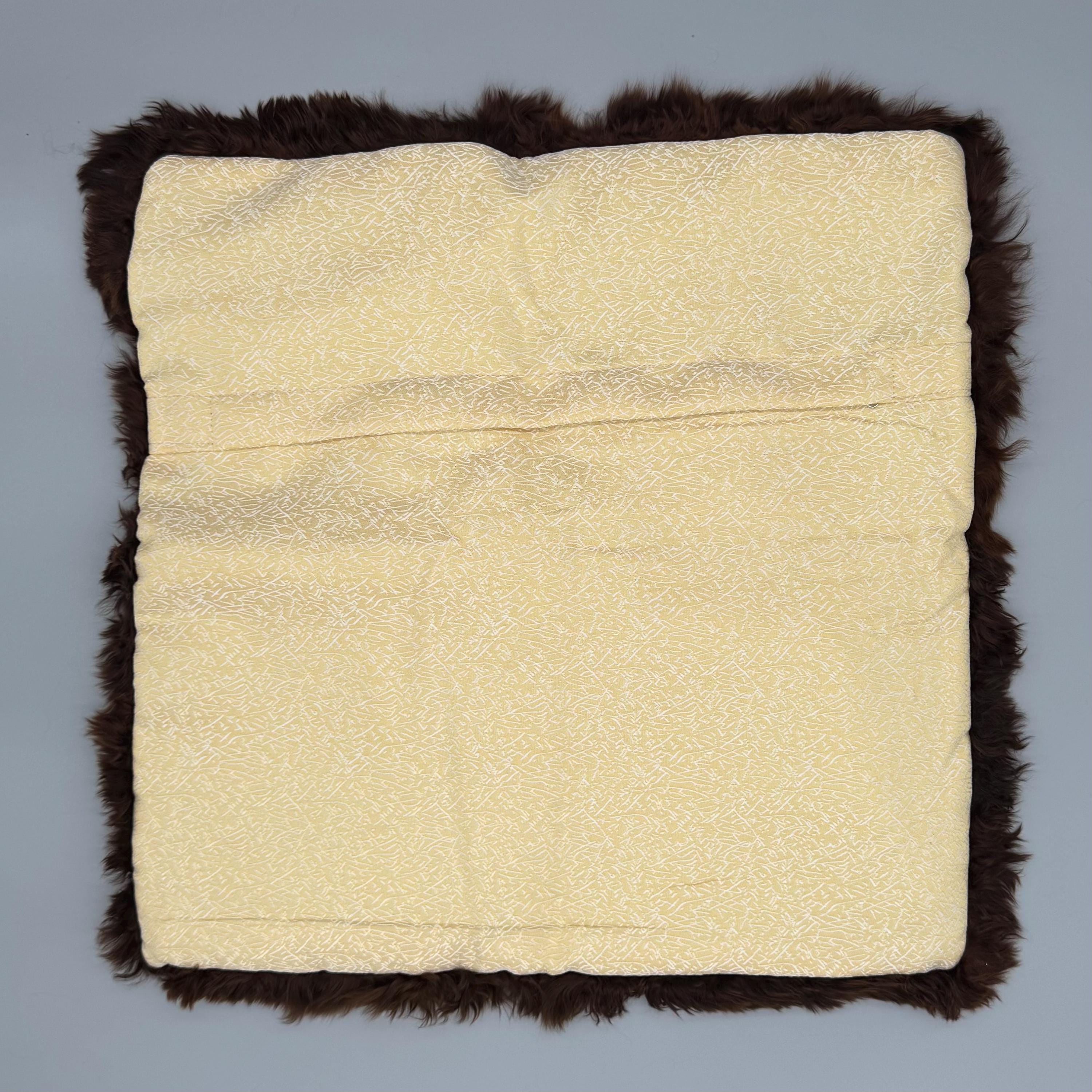 Alpaca Pillow Cover – Brown