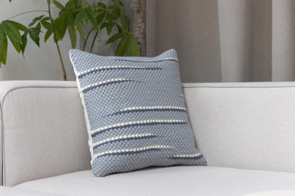 Merino Pillow Cover – Slate Blue