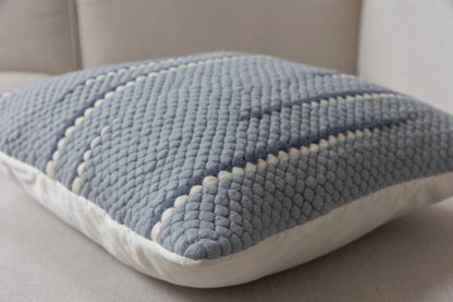 Merino Pillow Cover – Slate Blue