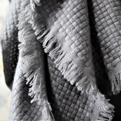 Cashmere Sofa Throw – Undyed Beige