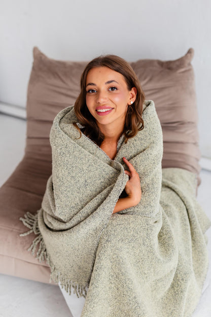 Merino Sofa Throw – Soft Weave