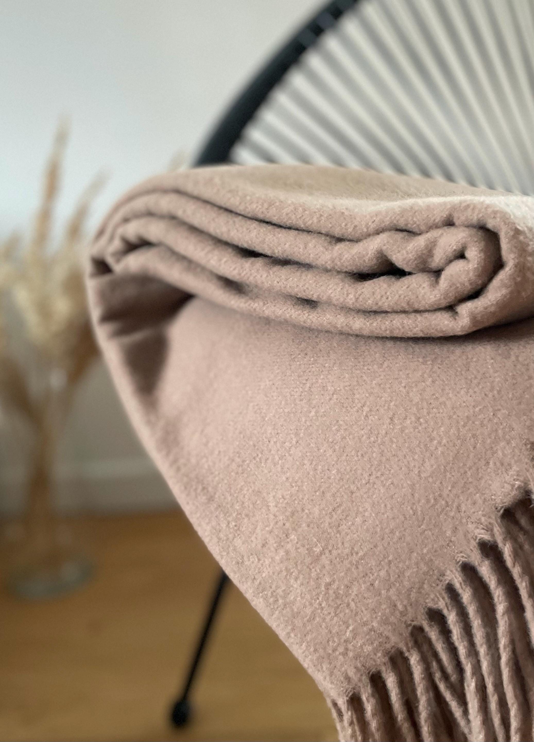 Merino Wool Sofa Throw – Luxurious Soft