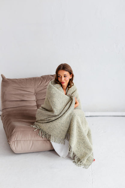 Merino Sofa Throw – Soft Weave