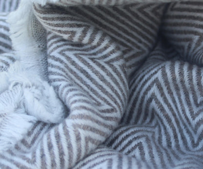 Cashmere Sofa Throw – Gray