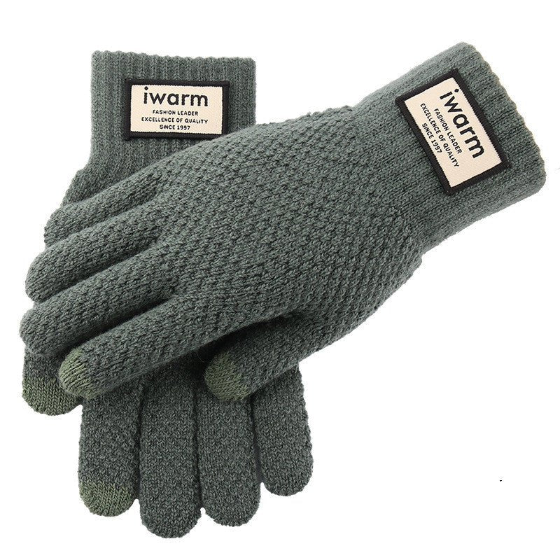 Iwarm knitted touch screen wool gloves - Alpaca House