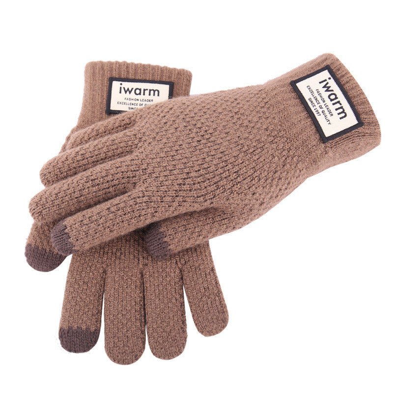 Iwarm knitted touch screen wool gloves - Alpaca House